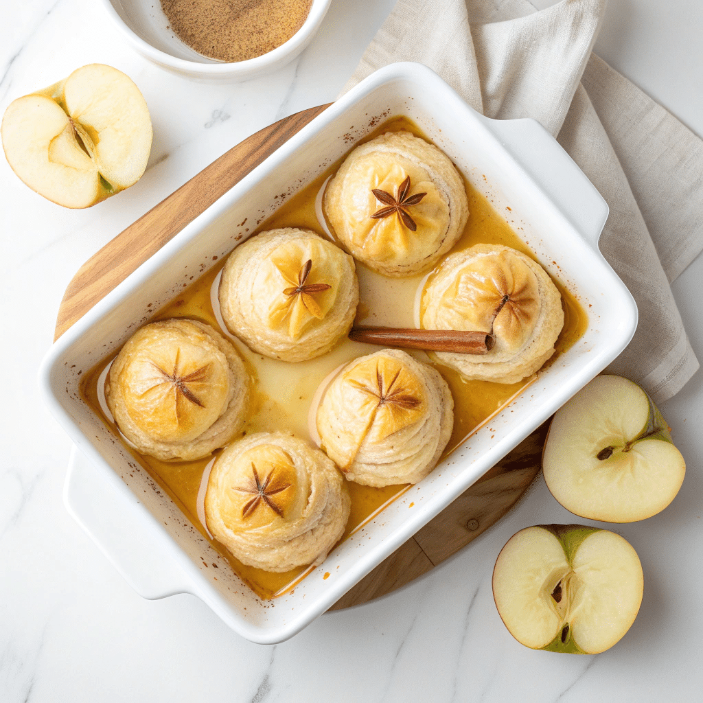 Old-Fashioned Apple Dumplings Recipe - Recipe Image
