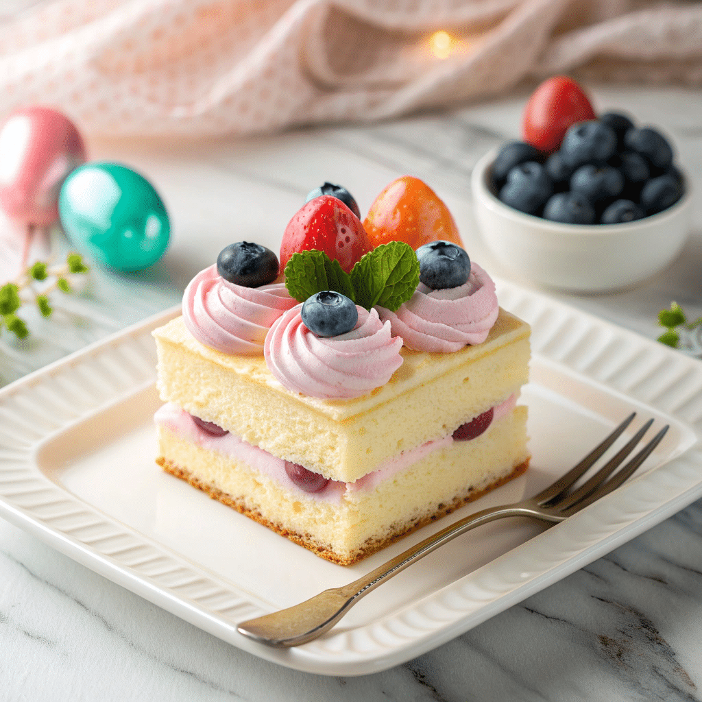 Delightful Easter Poke Cake Recipe - Recipe Image