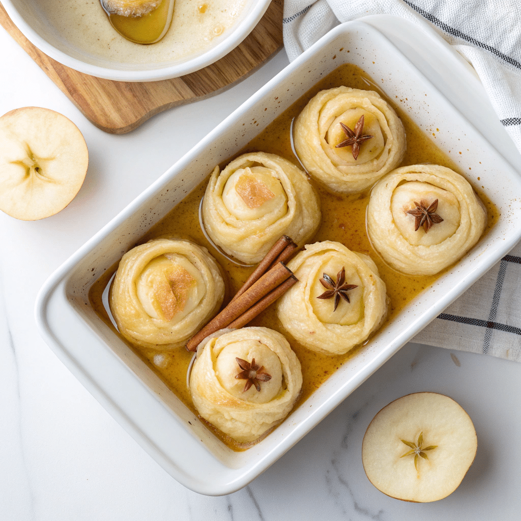 Old-Fashioned Apple Dumplings Recipe - Recipe Image