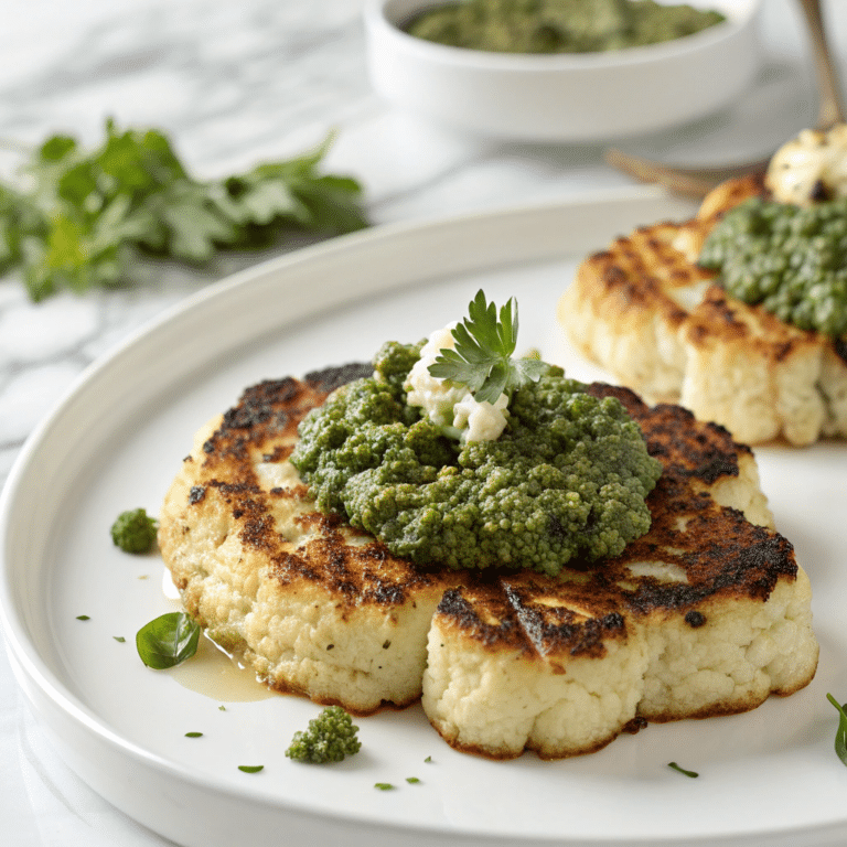 Roasted Cauliflower Steaks Recipe