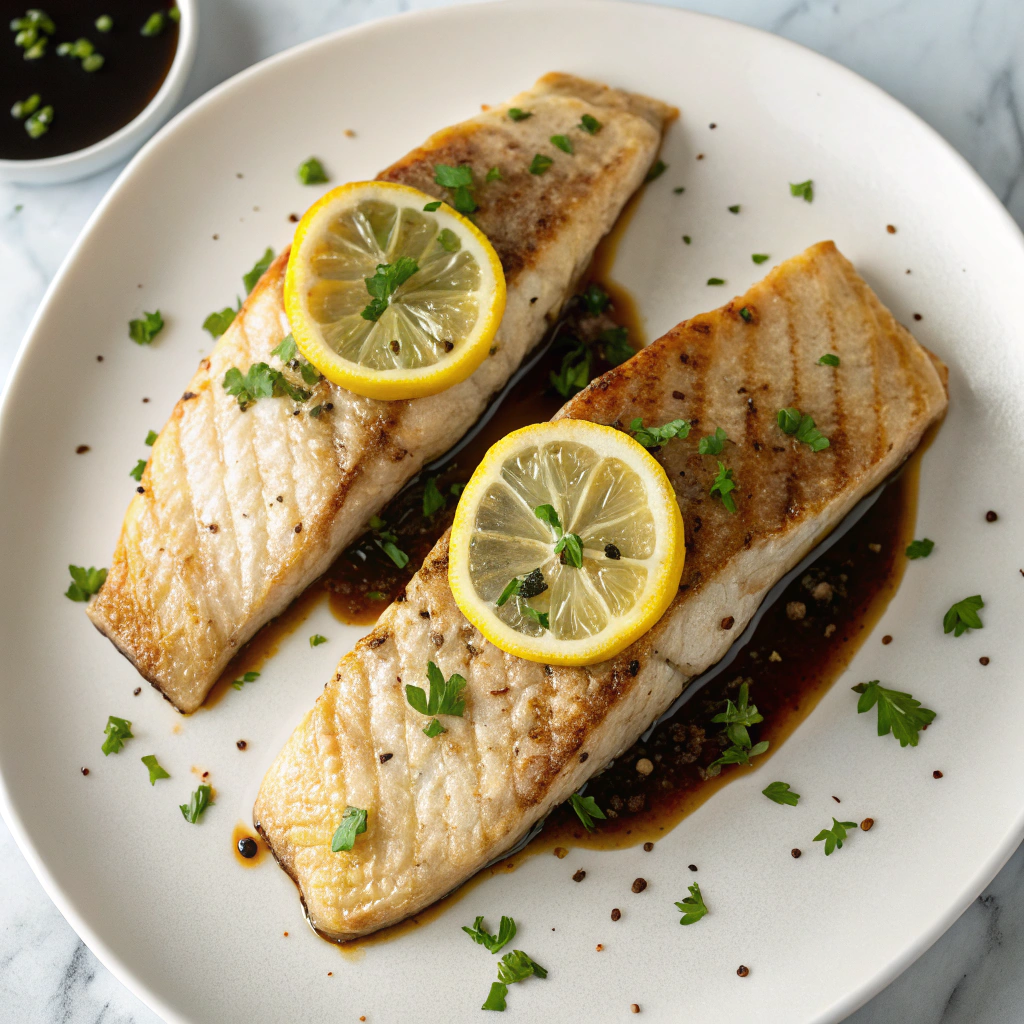 Lemon Butter Garlic Fish Recipe - Recipe Image