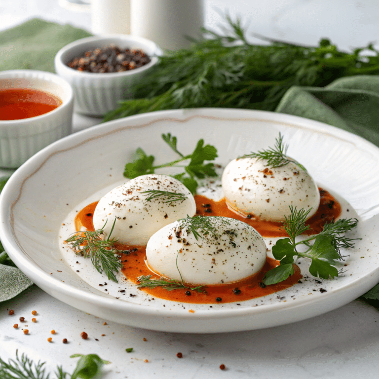 Turkish Eggs (Cilbir) Recipe