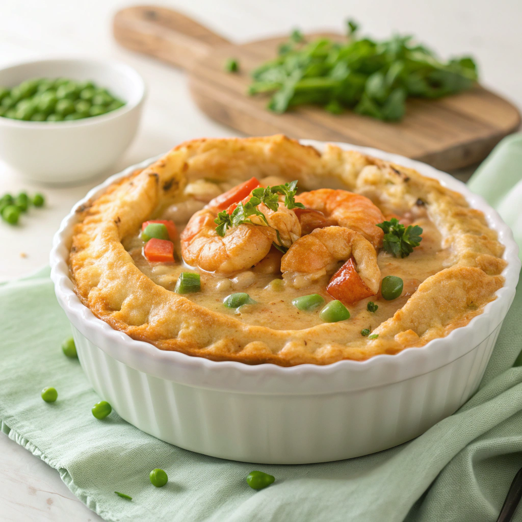 Cajun Seafood Pot Pie Recipe - Recipe Image