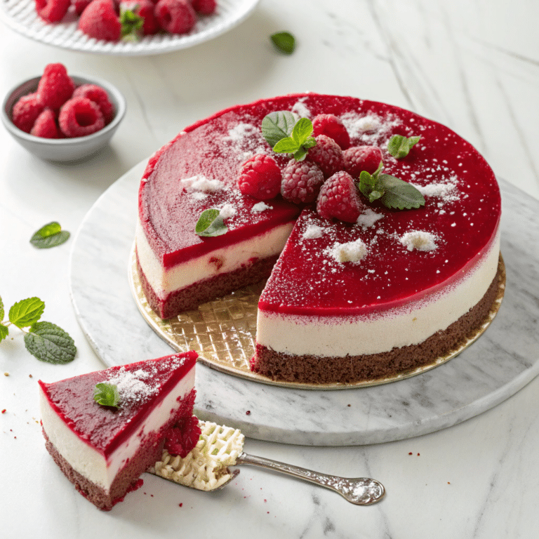 Raspberry Zinger Poke Cake Recipe