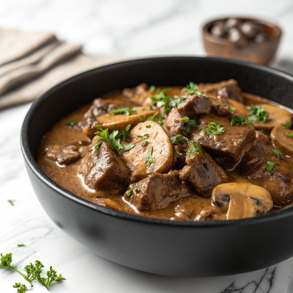 Slow Cooker Beef Stroganoff Recipe - Recipe Image
