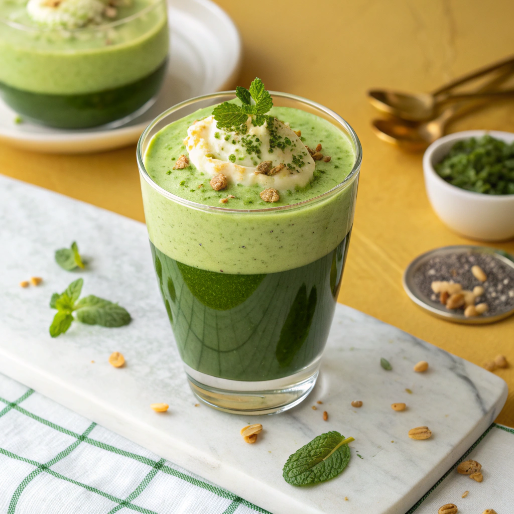 Green Digestion Smoothie for St. Patrick’s Day Recipe - Recipe Image