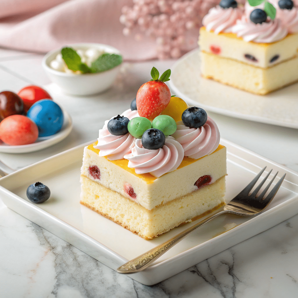 Delightful Easter Poke Cake Recipe - Recipe Image