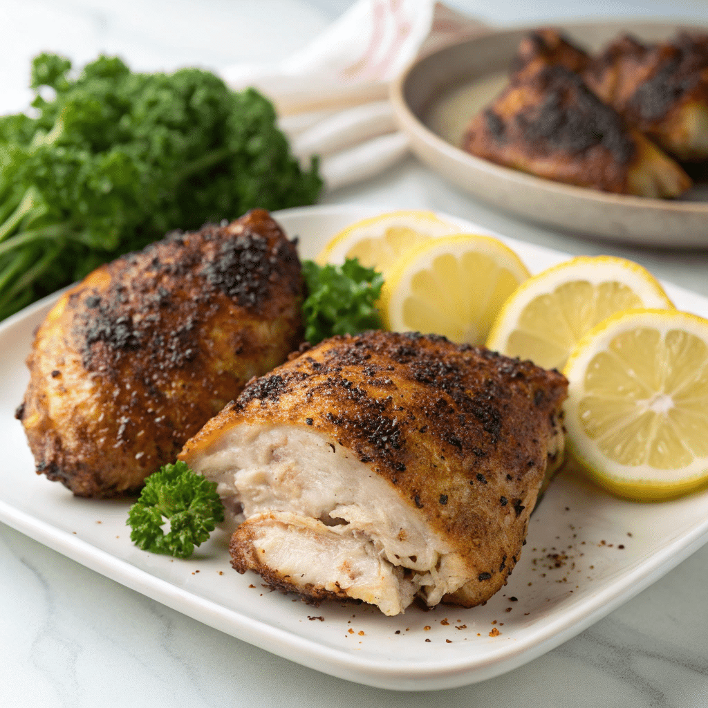 Air Fryer Lemon Pepper Chicken Recipe - Recipe Image
