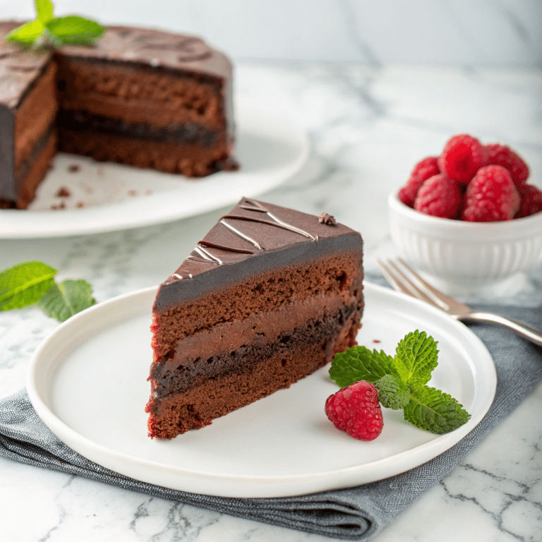 Chocolate Depression Cake with Chocolate Frosting Recipe