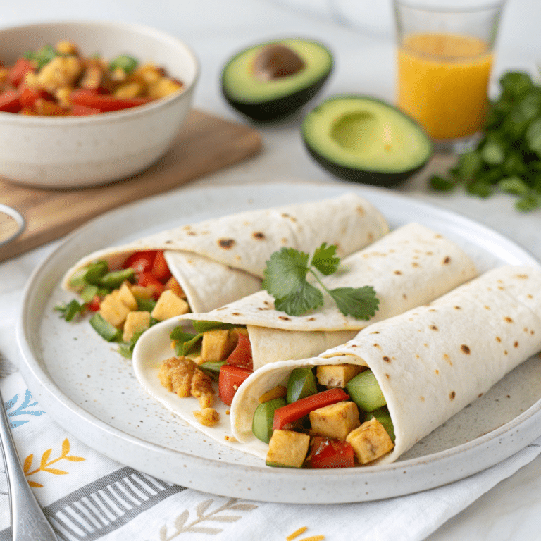 Vegan Breakfast Burritos Recipe