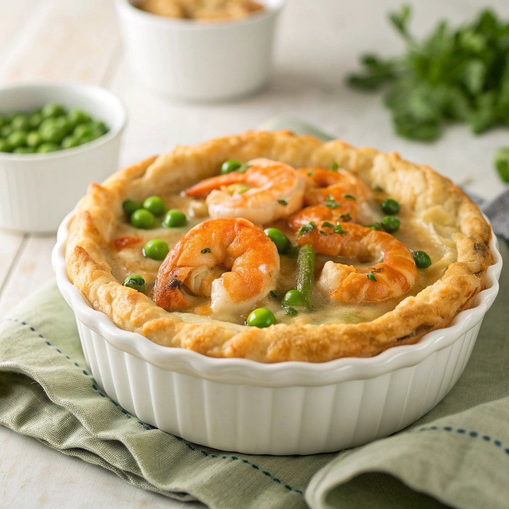 Cajun Seafood Pot Pie Recipe - Recipe Image