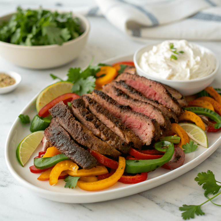 Sizzling Steak Fajitas Recipe