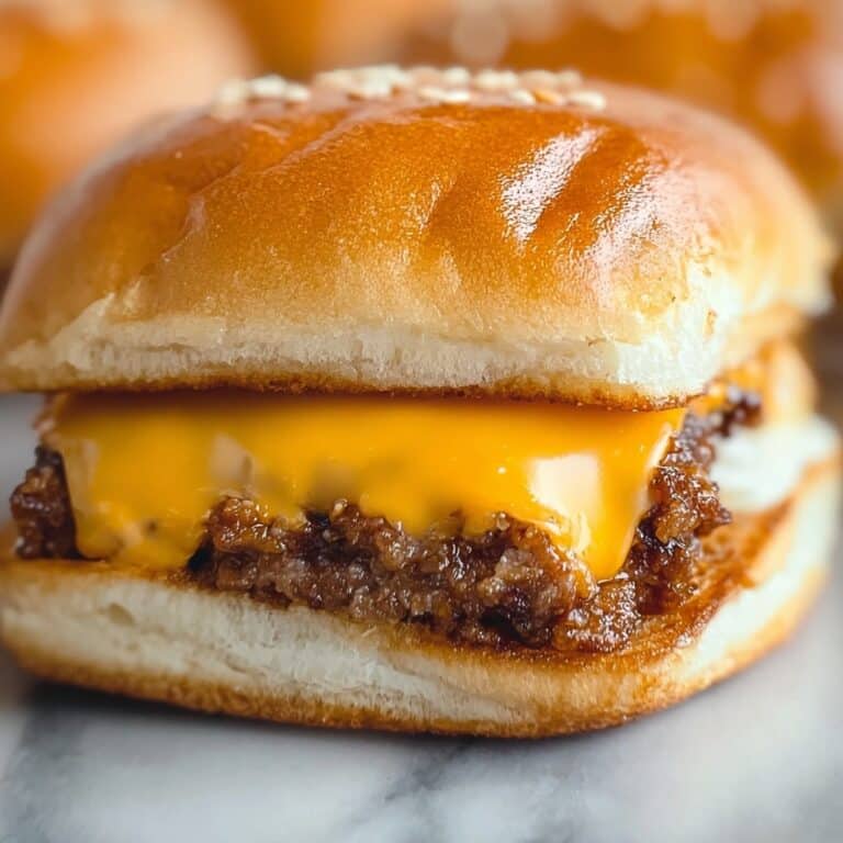 Hawaiian Roll Cheeseburger Sliders Recipe