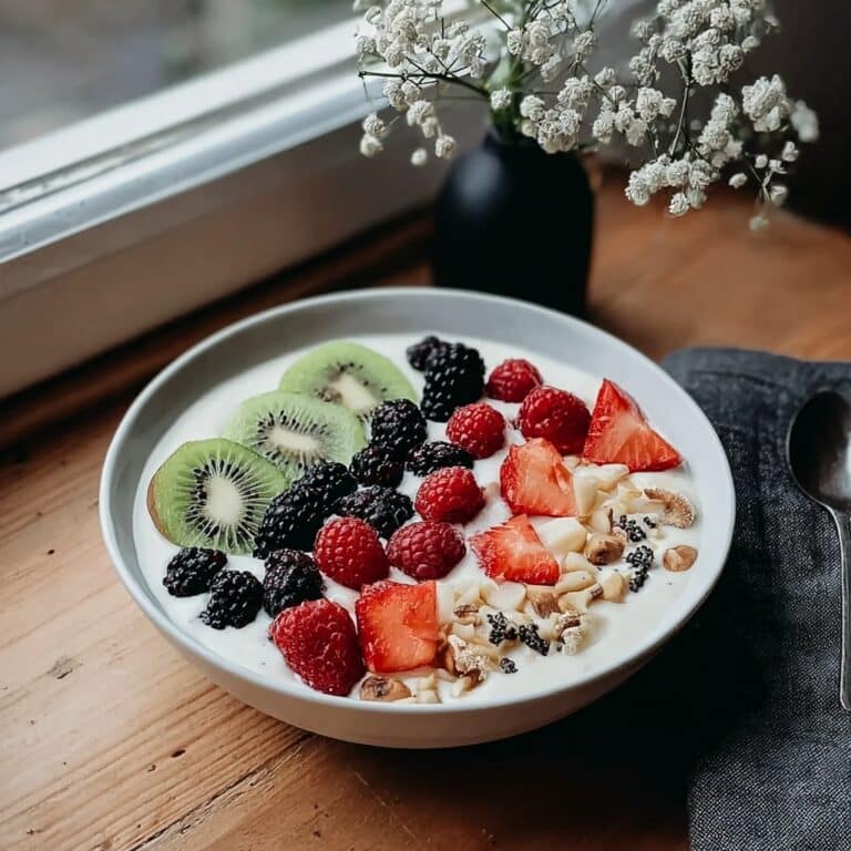 Breakfast Fruit Salad with Honey and Mint Recipe