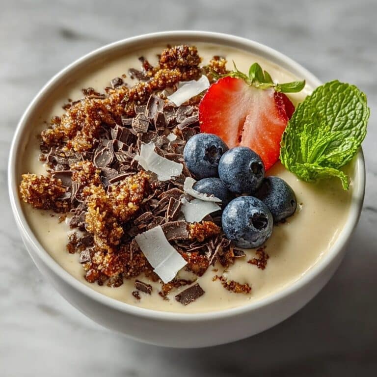 Vanilla Bean Frappuccino Smoothie Bowl Recipe