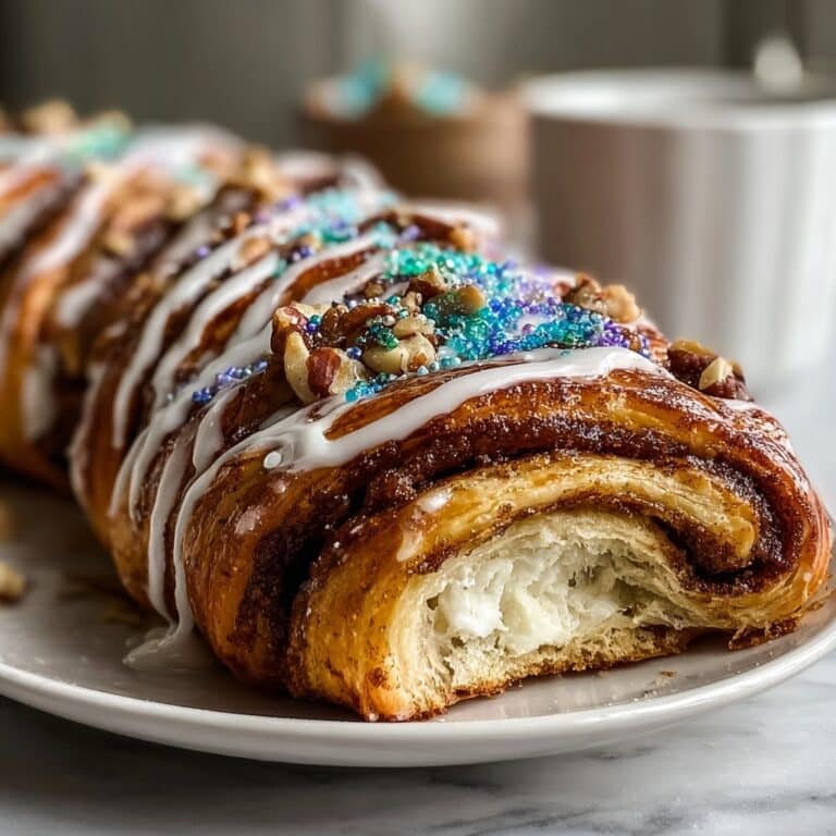 King Cake Lemon Cream Cheese Bread Recipe