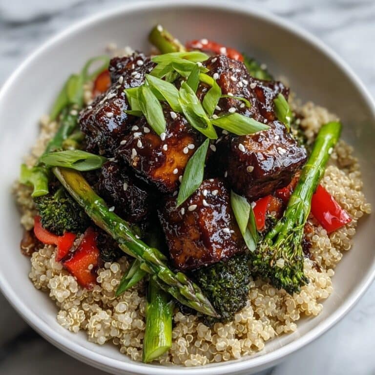 Quinoa Vegetable Teriyaki Bowl Recipe