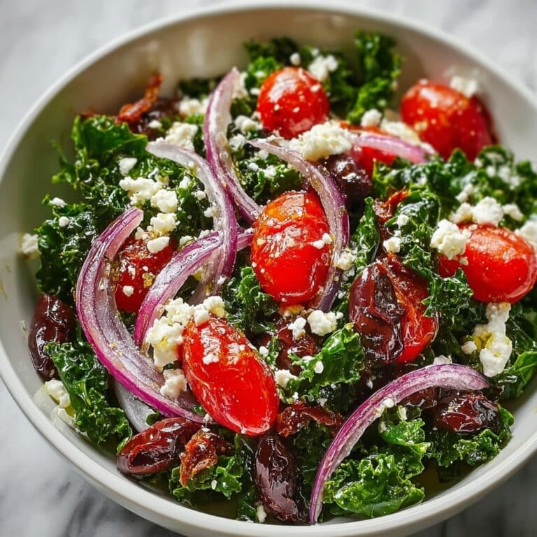 Greek Salad Bowl Mediterranean Recipe