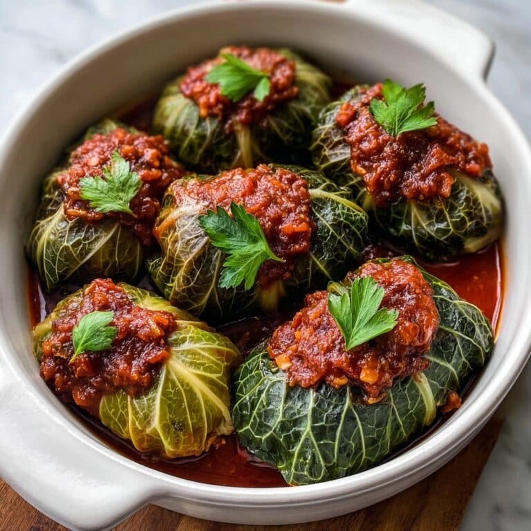 Tender Stuffed Cabbage Leaves Recipe