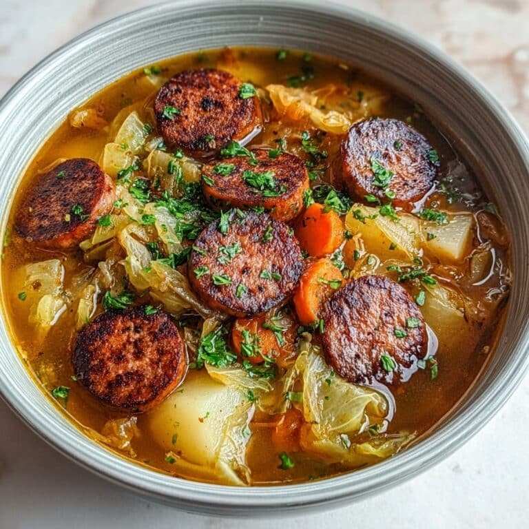 Sausage, Potato, and Cabbage Soup Recipe