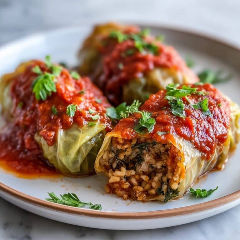 Baked Vegan Cabbage Rolls Recipe