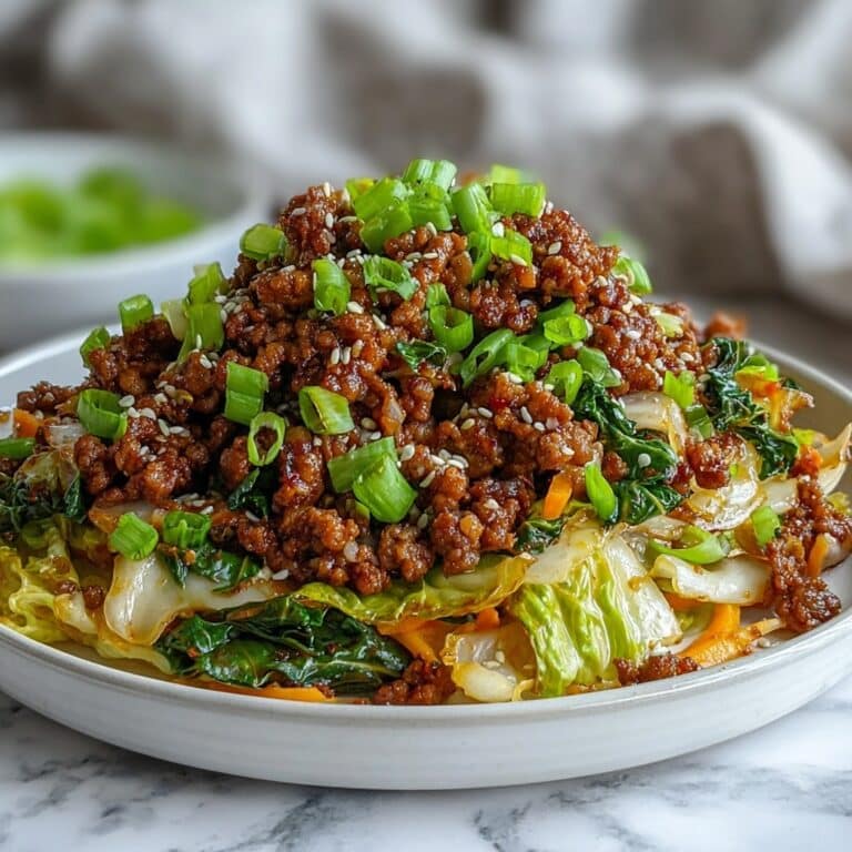 Chinese Ground Beef and Cabbage Stir-Fry Recipe