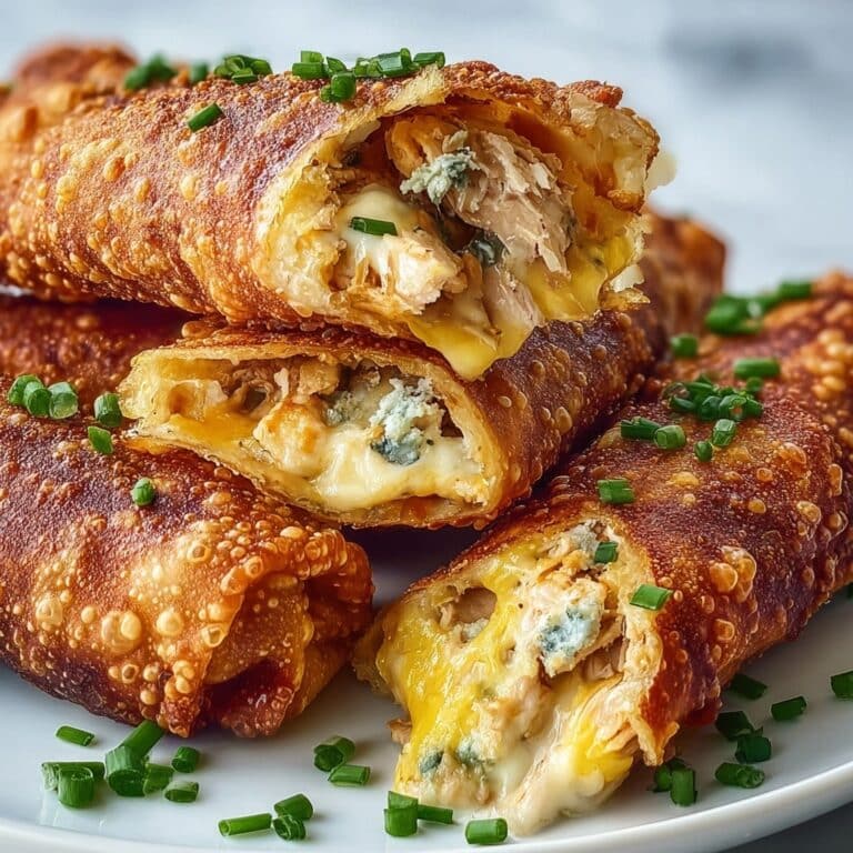 Buffalo Chicken Dip Egg Rolls Recipe