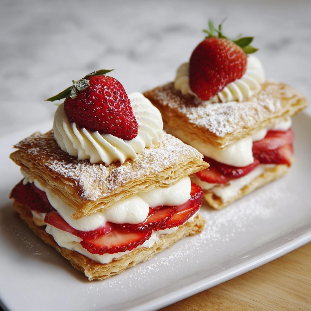 Strawberry Napoleons Recipe - Recipe Image