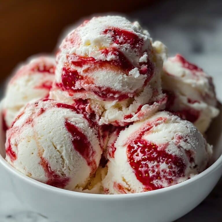 Strawberry Vanilla Bean Ice Cream Recipe