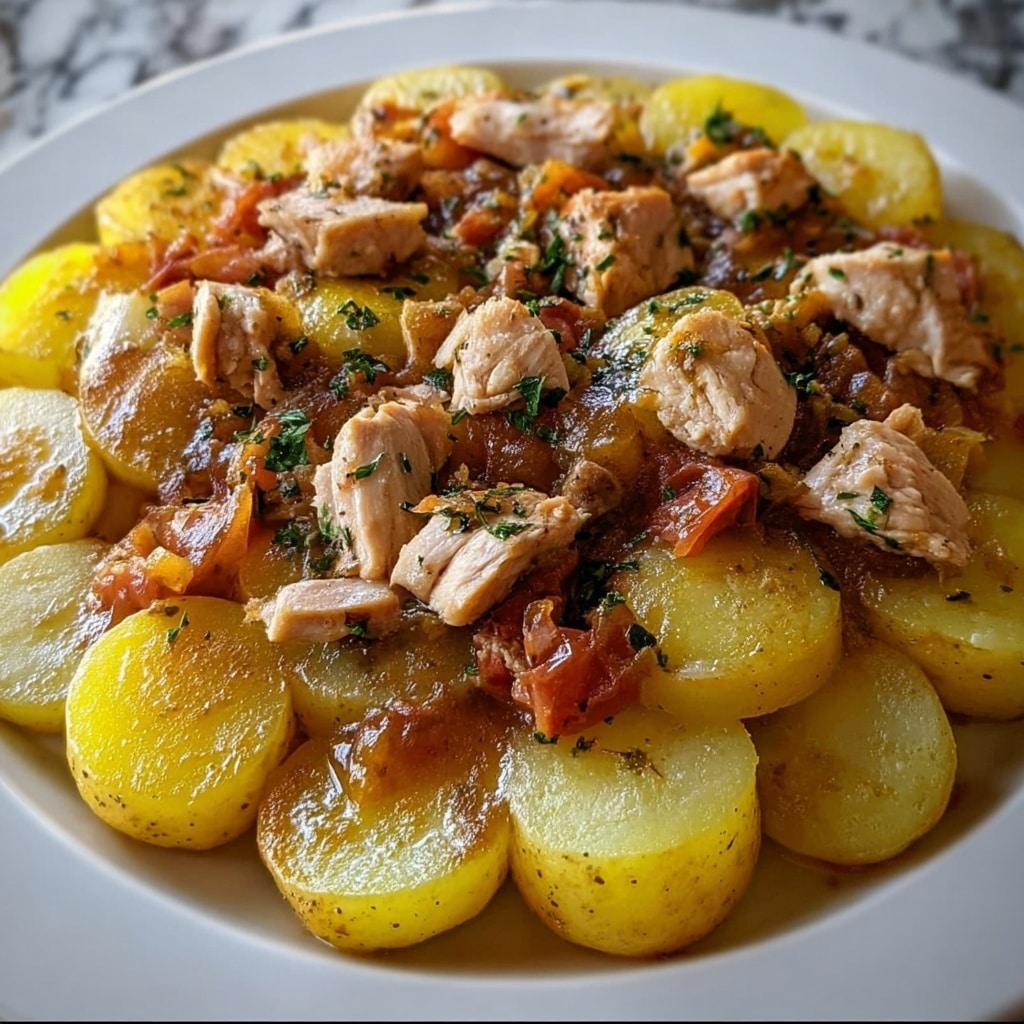 Easy Italian Chicken and Potatoes Recipe - Recipe Image