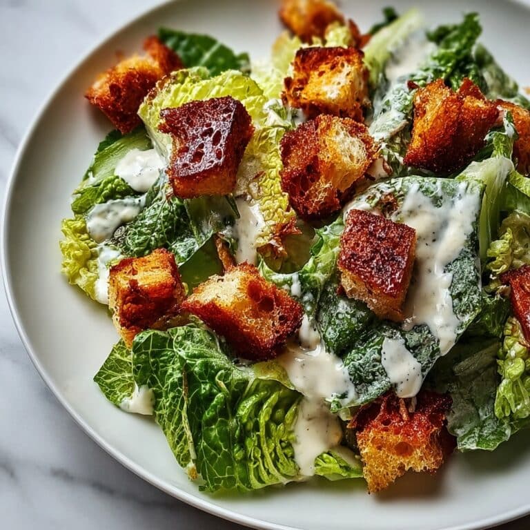 Sourdough Crouton Caesar Salad Recipe