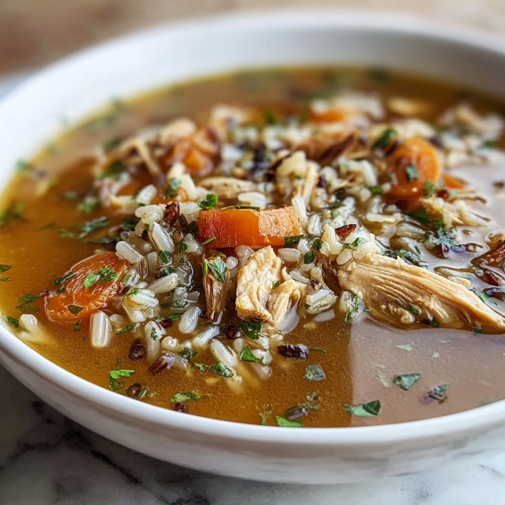 Creamy Chicken Wild Rice Soup Recipe - Recipe Image