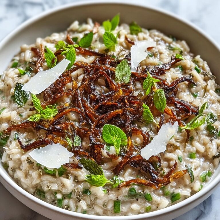 Truffle Risotto with Pea Shoots Recipe