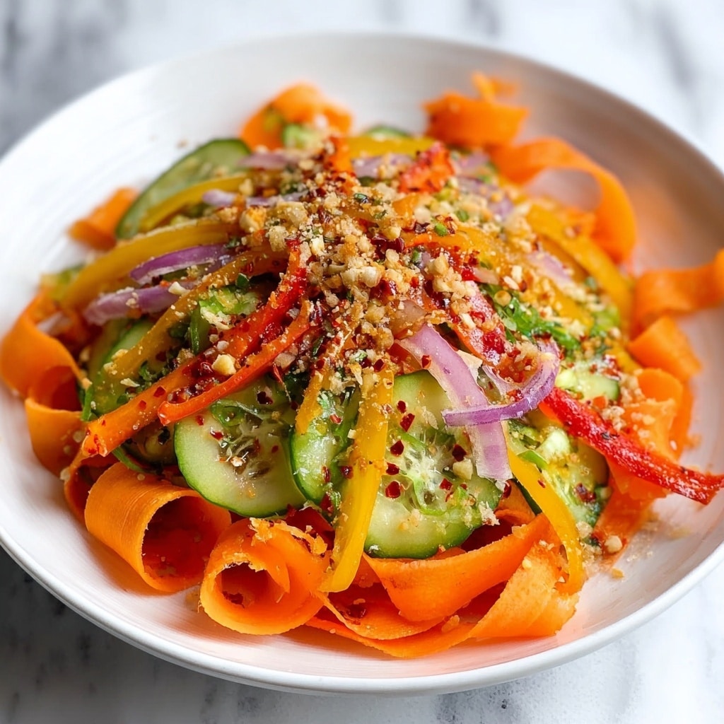 Viral Cucumber Pepper Salad Recipe - Recipe Image