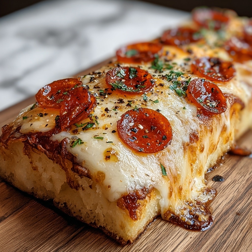 Cheesy Pepperoni Stromboli Recipe - Recipe Image