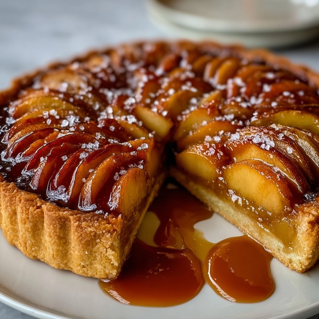 Salted Caramel Apple Tart Recipe - Recipe Image