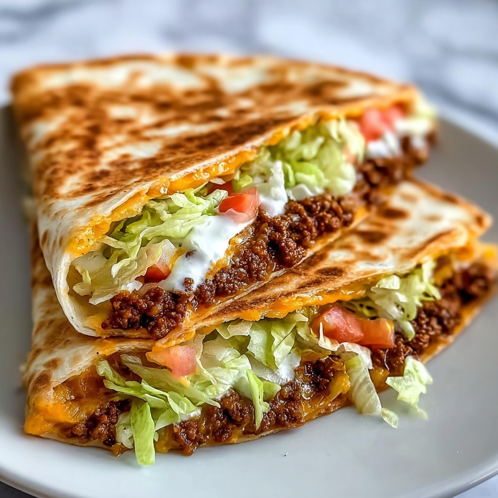 Keto Taco Bell Copycat Crunchwrap Recipe - Recipe Image