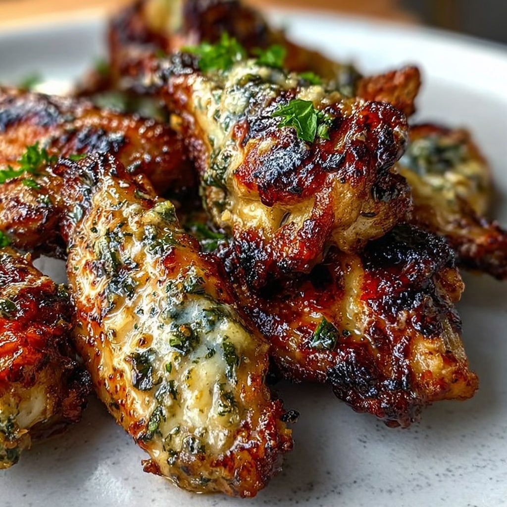Keto Garlic Parmesan Wings Recipe - Recipe Image