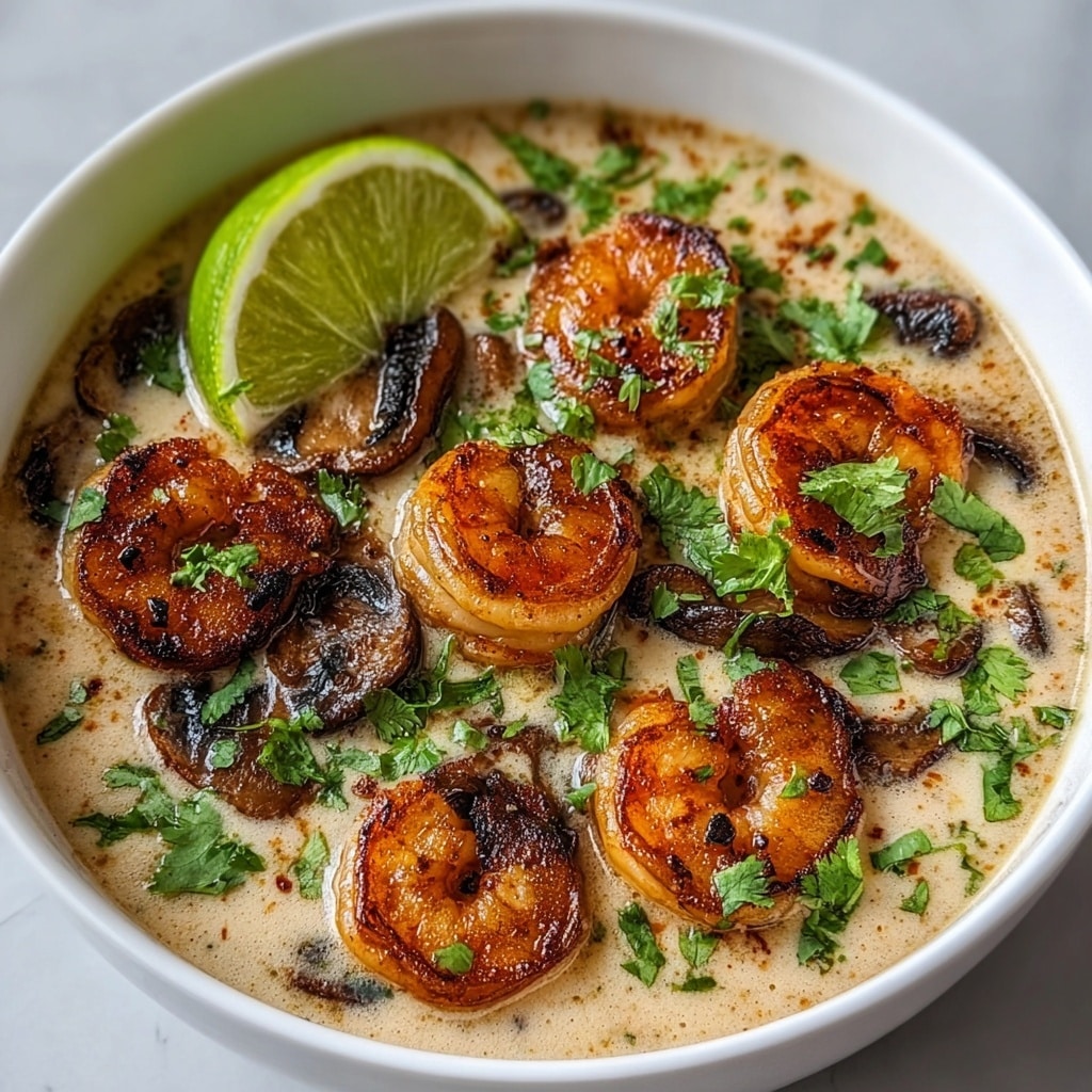 Thai Coconut Shrimp Soup Recipe - Recipe Image