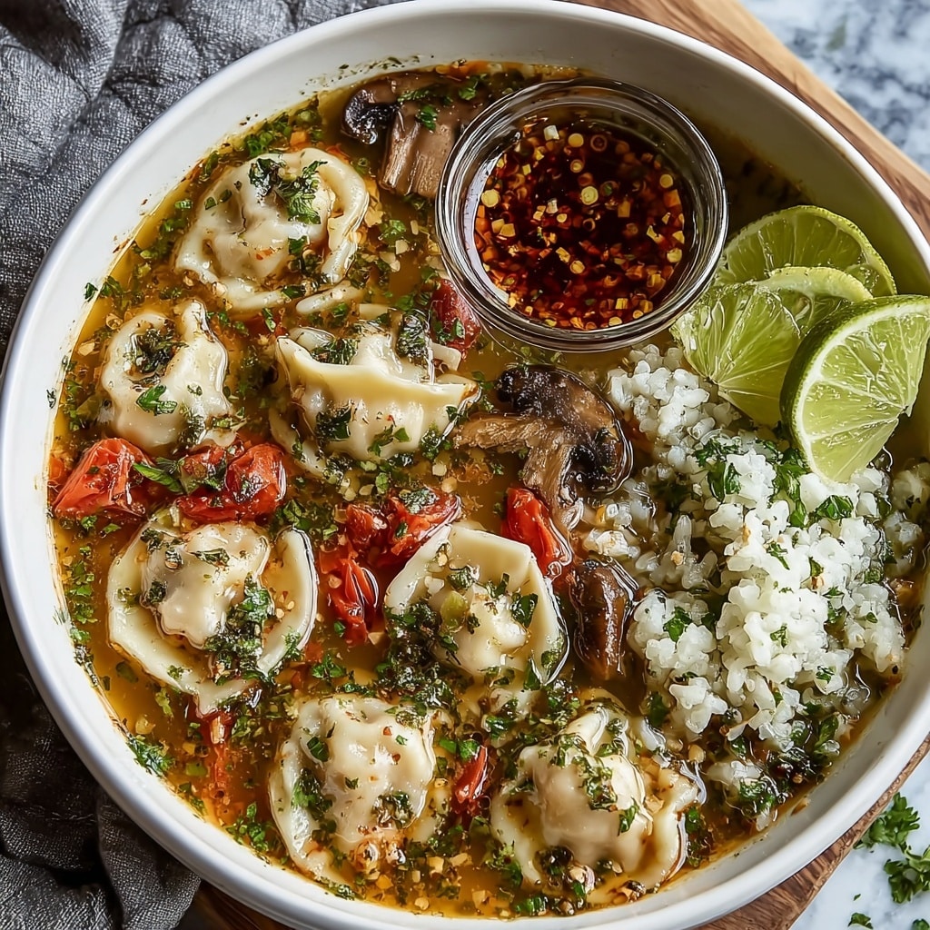 Tom Yum Wonton Soup Recipe - Recipe Image