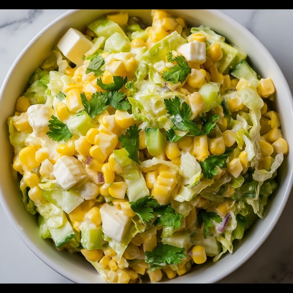 Jalapeno Corn Coleslaw : Bold and Flavorful Recipe - Recipe Image
