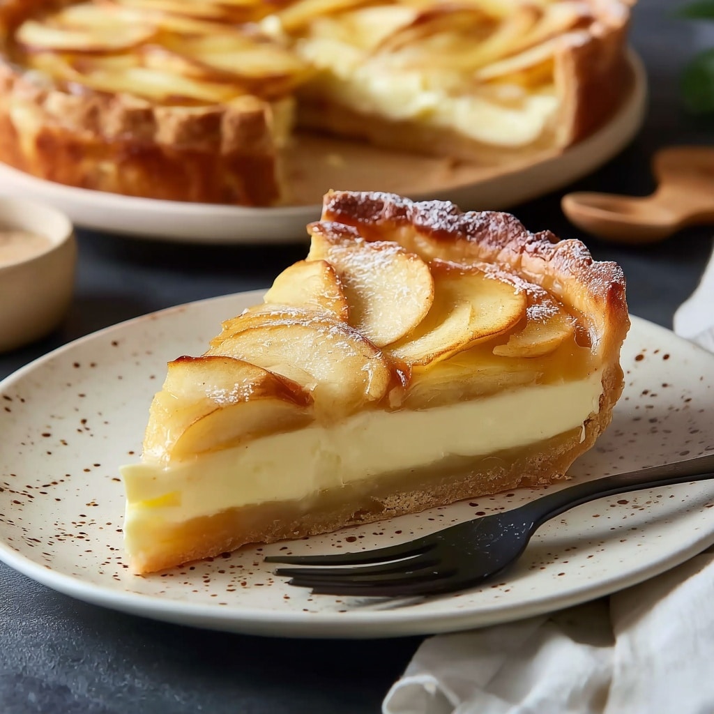 French Custard Pie with Apples (Flan Parisien) Recipe - Recipe Image
