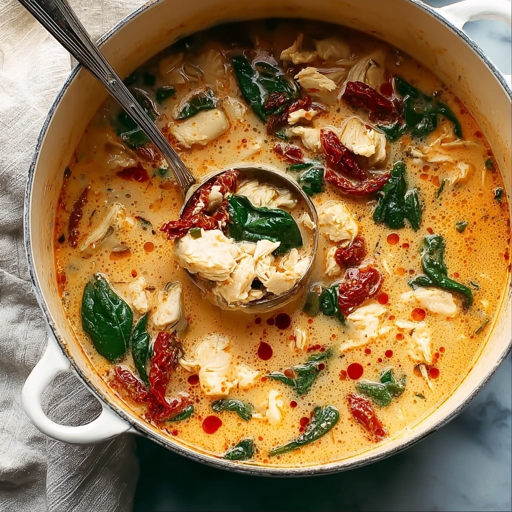 Marry Me Chicken Soup (Tuscan Style) Recipe - Recipe Image