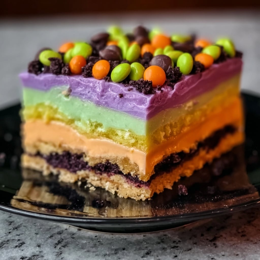 Halloween Lush Dessert Recipe - Recipe Image