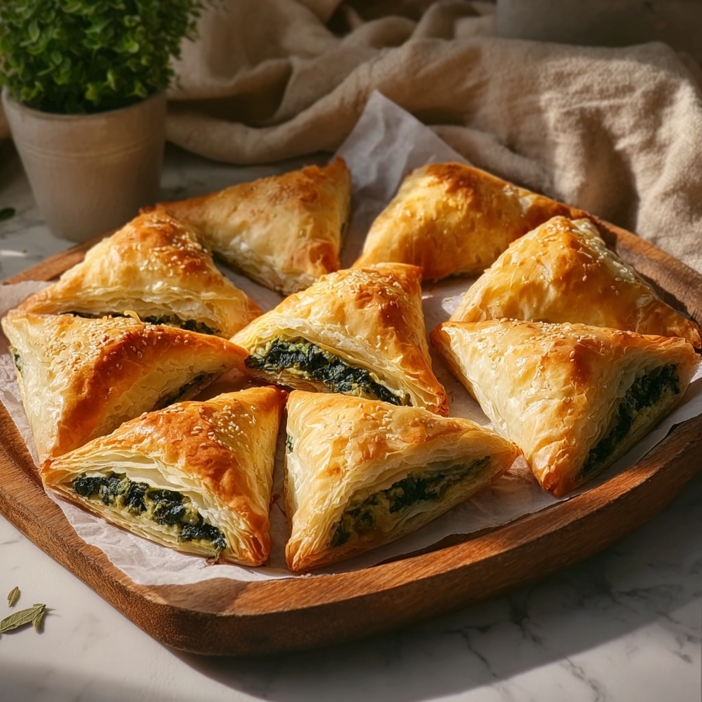 Lebanese Spinach Pies (Fatayer) Recipe - Recipe Image
