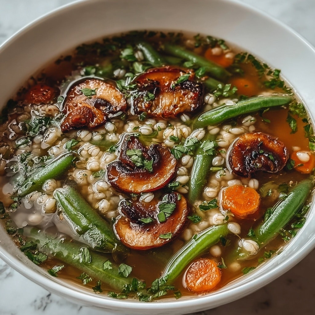 Rustic Vegetable Barley Soup Recipe - Recipe Image