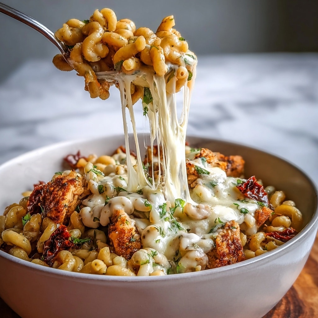 Pesto Chicken Chili Mac Recipe - Recipe Image