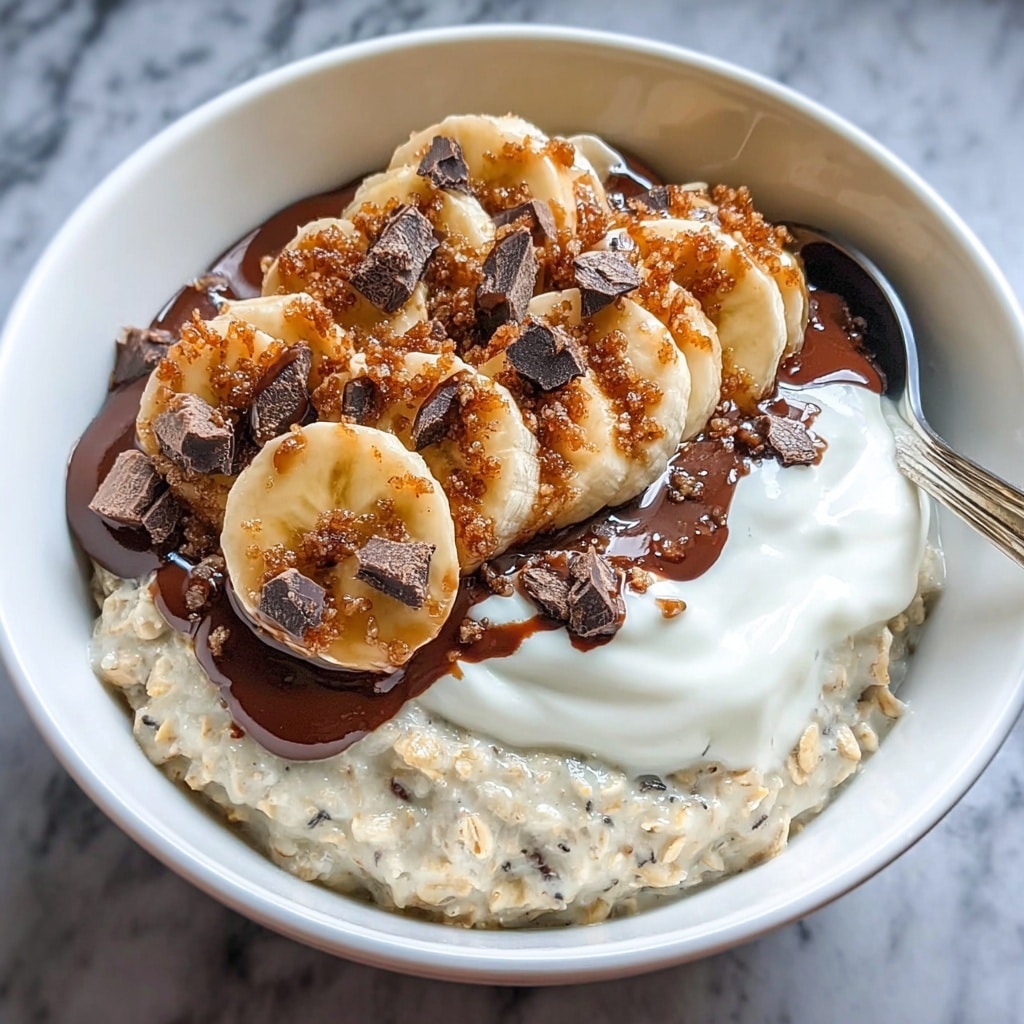 Banana Chocolate Overnight Oats Recipe - Recipe Image