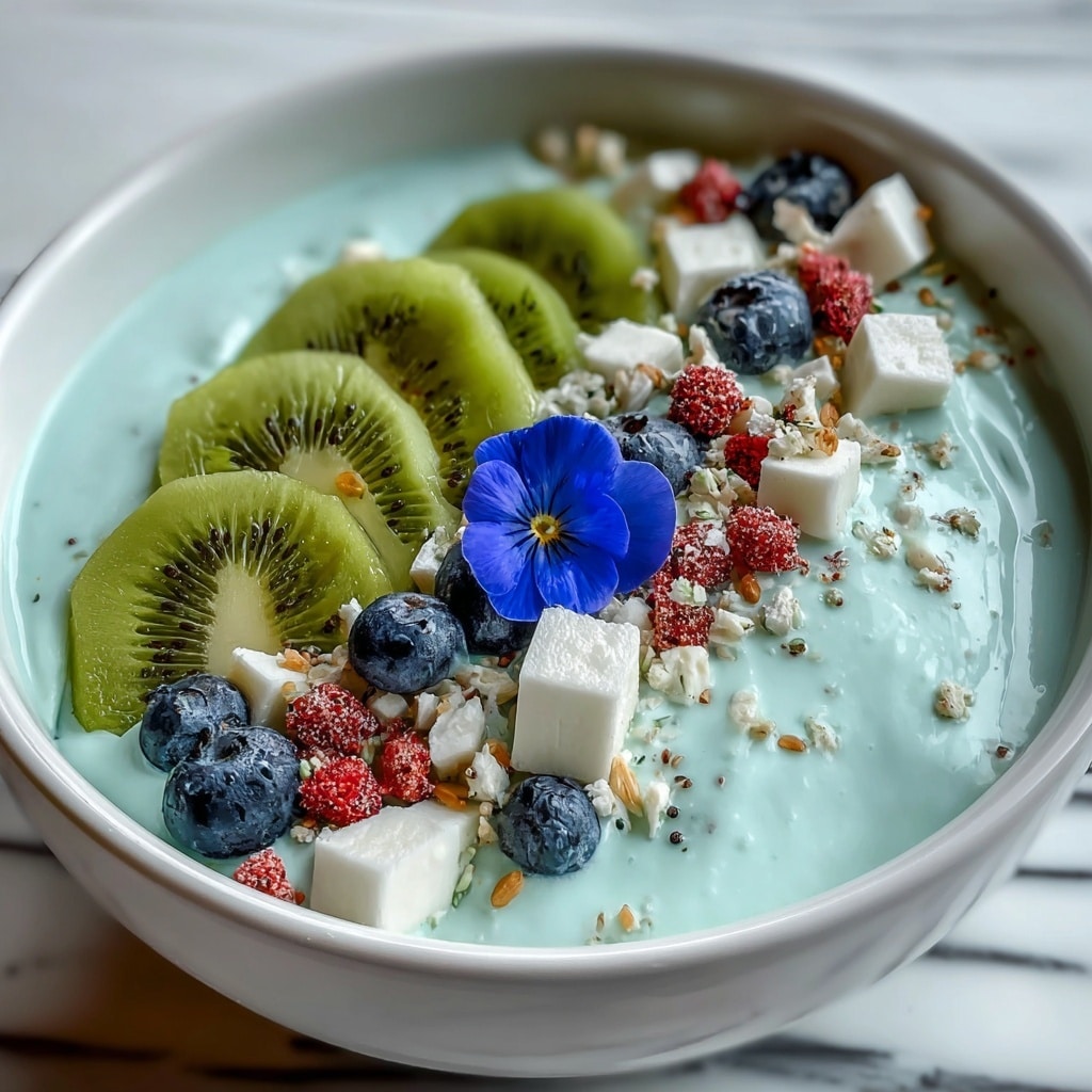Whimsical Healthy Mermaid Smoothie Bowl Recipe - Recipe Image