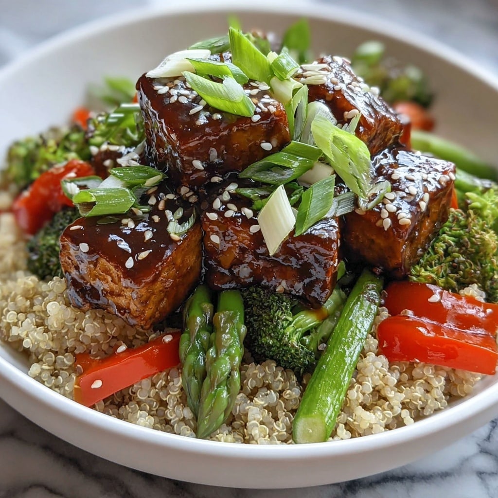 Quinoa Vegetable Teriyaki Bowl Recipe - Recipe Image
